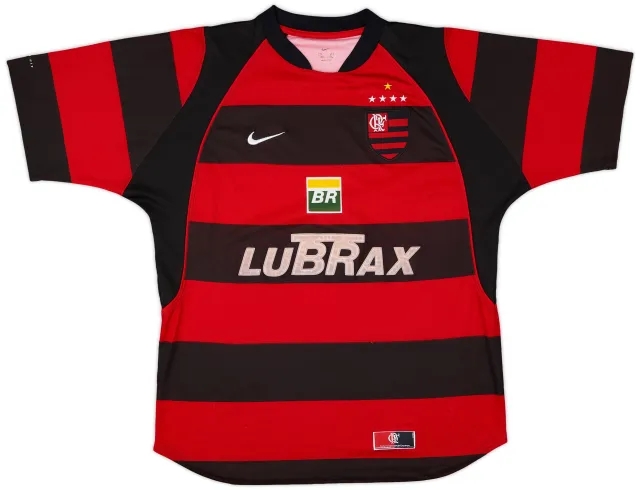 2002-04 Flamengo Home Shirt #9 - 8/10 - (M)