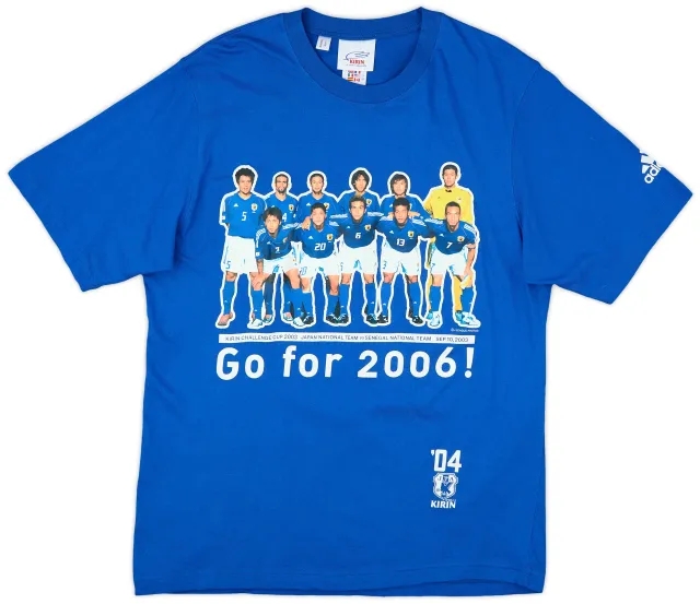 2006 Japan 'Kirin' adidas Cotton Graphic Tee - 10/10 - (L)
