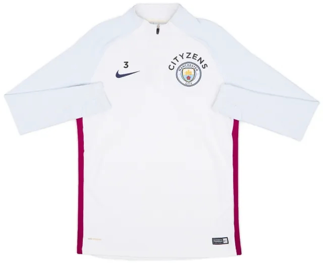 2018-19 Manchester City Player Issue Nike 1/4 Zip Training Top #3 - 6/10 - (M)