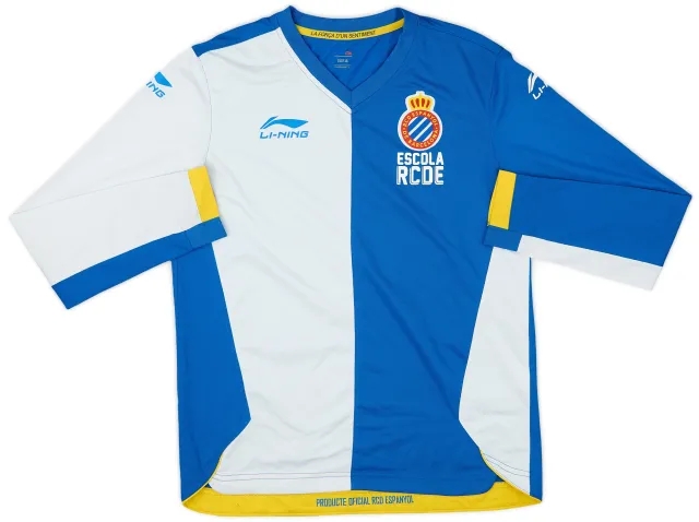 2011-12 Espanyol Home L/S Shirt - 9/10 - (S)