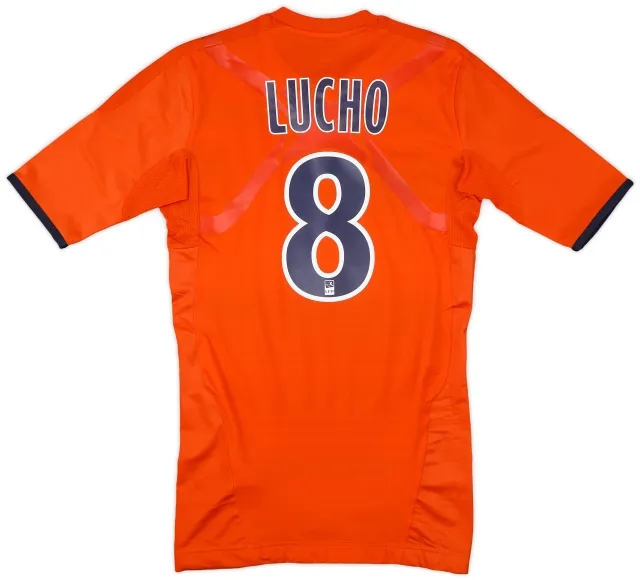 2011-12 Olympique Marseille Player Issue TechFit Third Shirt Lucho #8 - 10/10 - (M)