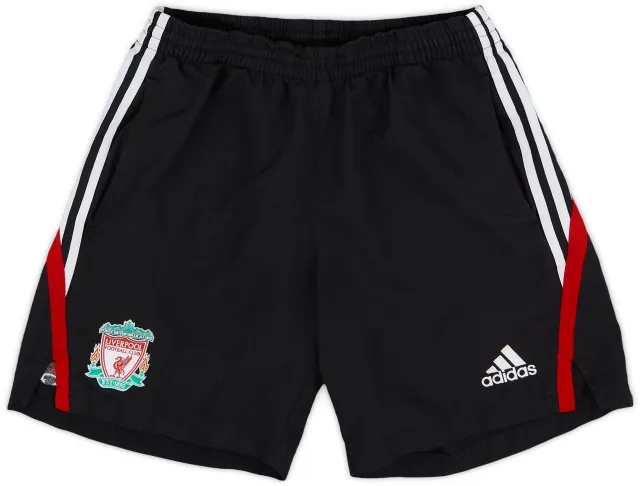 2007-08 Liverpool adidas Training Shorts - 6/10 - (S)