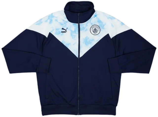 2021-22 Manchester City Puma Track Jacket - 8/10 - (L)