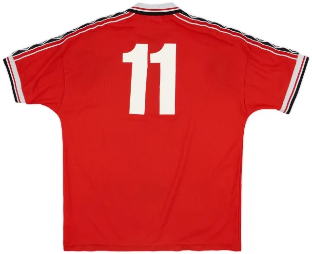 1998-00 Manchester United Home Shirt #11 - 6/10 - (XL)