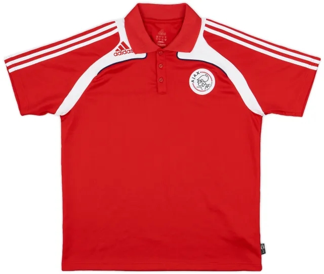 2008-09 Ajax adidas Polo Shirt - 9/10 - (L/XL)