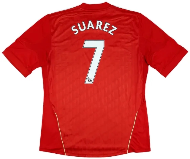 2010-12 Liverpool Home Shirt Suarez #7 - 5/10 - (L)