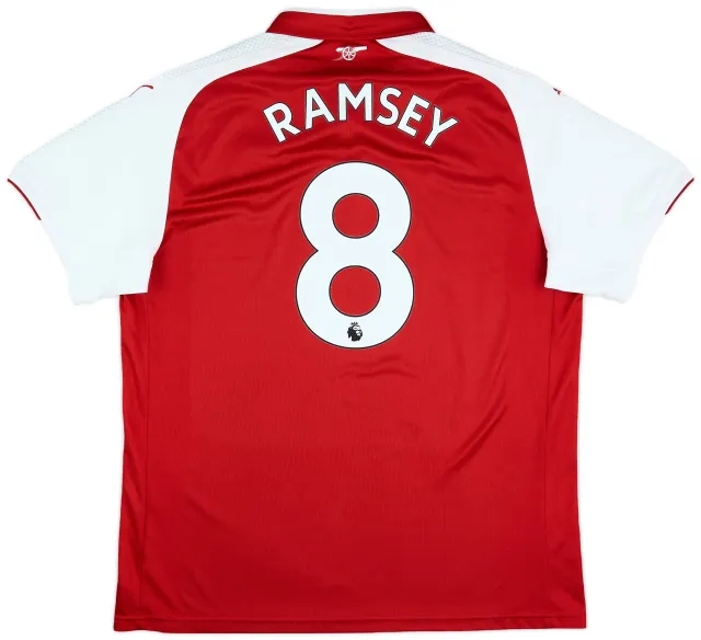 2017-18 Arsenal Home Shirt Ramsey #8 - 6/10 - (XL)