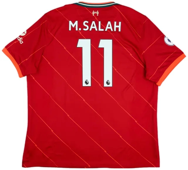 2021-22 Liverpool Home Shirt M.Salah #11 - 8/10 - (XXL)