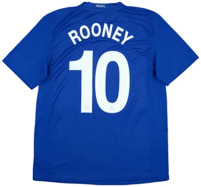 2008-09 Manchester United Third Shirt Rooney #10 - 7/10 - (L)