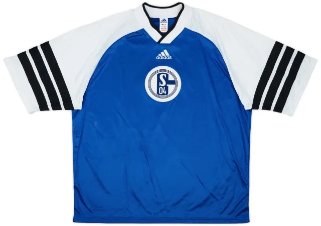 1998-99 Schalke adidas Training Shirt - 8/10 - (XXL)