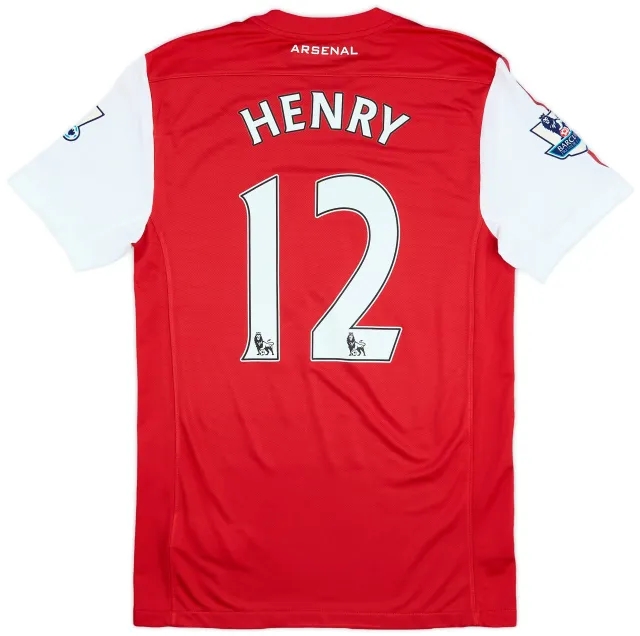 2011-12 Arsenal Home Shirt Henry #12 - 6/10 - (S)