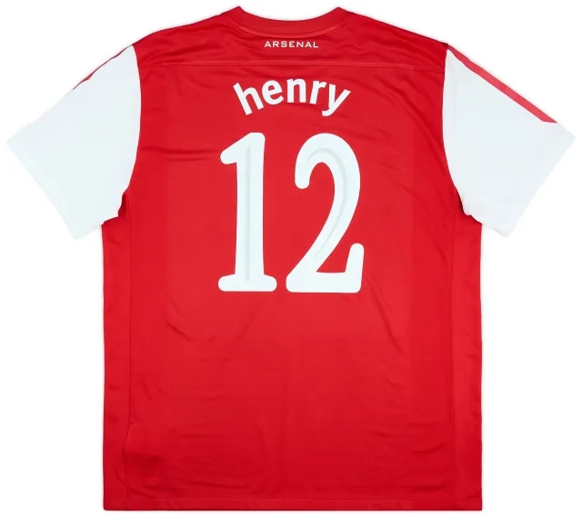 2011-12 Arsenal Home Shirt Henry #12 - 5/10 - (XL)