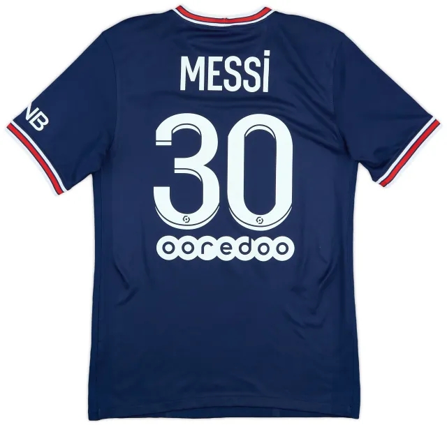 2021-22 Paris Saint-Germain Home Shirt Messi #30 - 9/10 - (S)