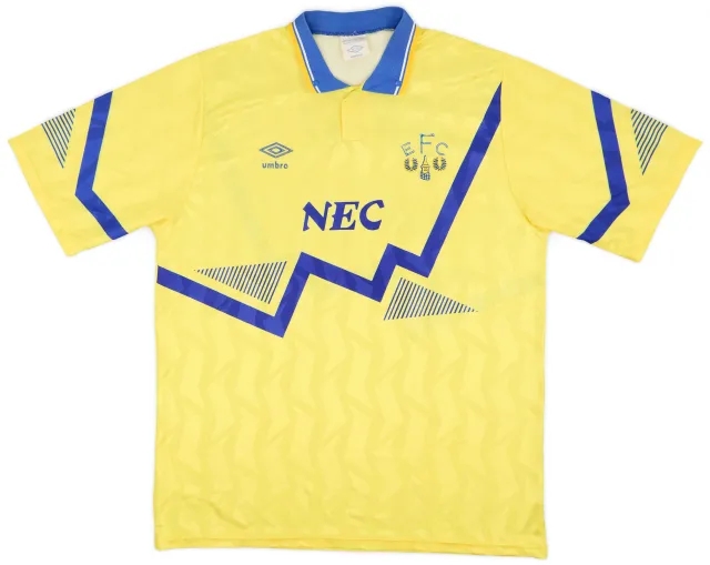 1990-92 Everton Away Shirt - 9/10 - (L)