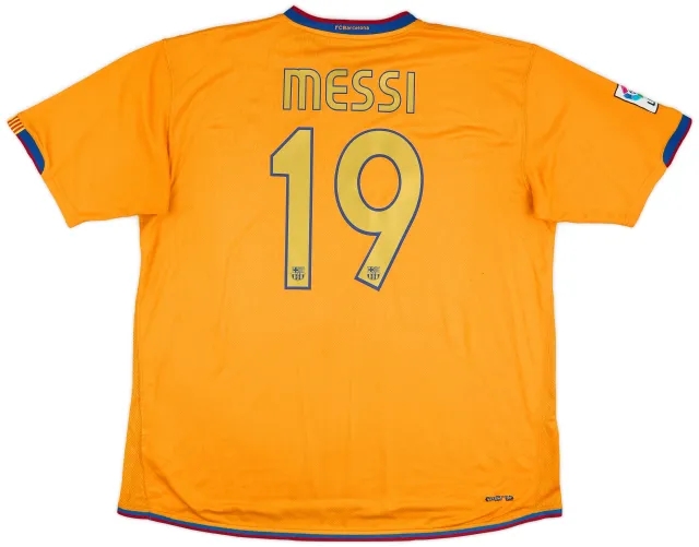 2006-08 Barcelona Away Shirt Messi #19 - 5/10 - (XXL)