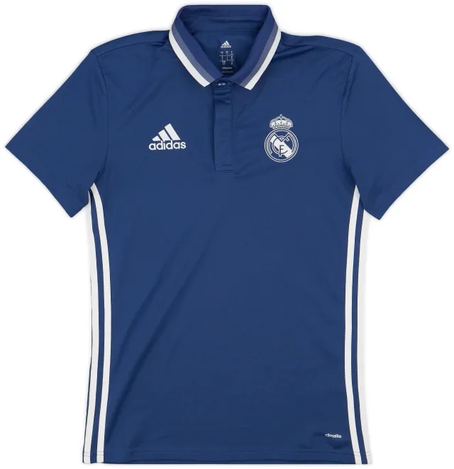 2016-17 Real Madrid adidas Polo Shirt - 8/10 - (S)