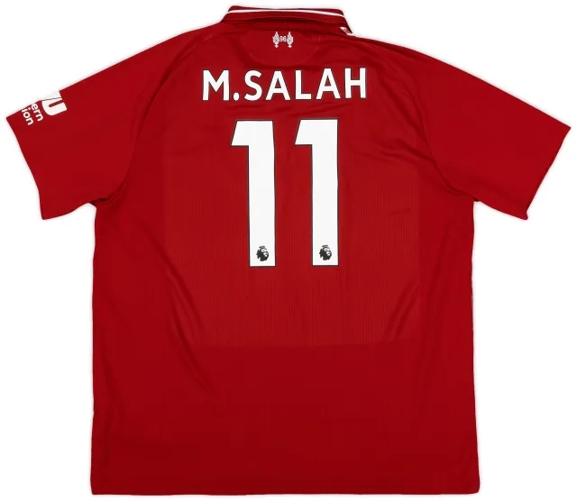 2018-19 Liverpool Home Shirt M.Salah #11 - 5/10 - (XL)