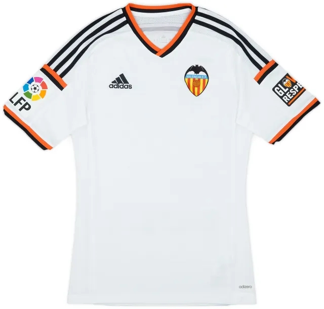 2014-15 Valencia Home Shirt - 9/10 - (S)