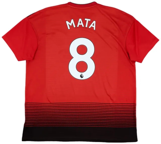 2018-19 Manchester United Home Shirt Mata #8 - 4/10 - (XL)