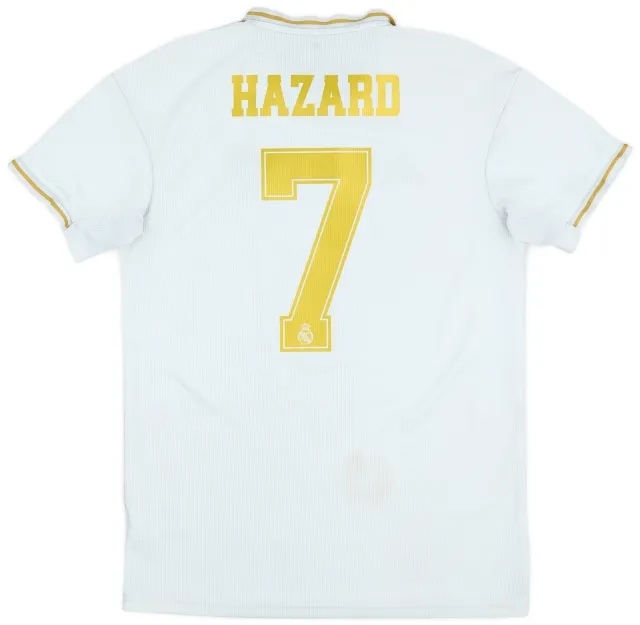 2019-20 Real Madrid Home Shirt Hazard #7 - 5/10 - (M)