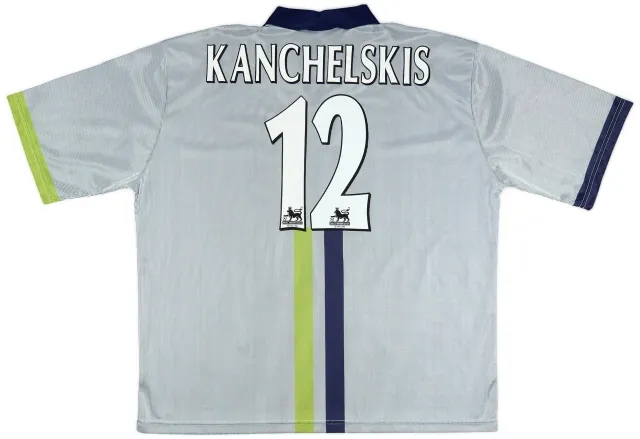 2000-02 Manchester City Away Shirt Kanchelskis #12 - 8/10 - (XL)