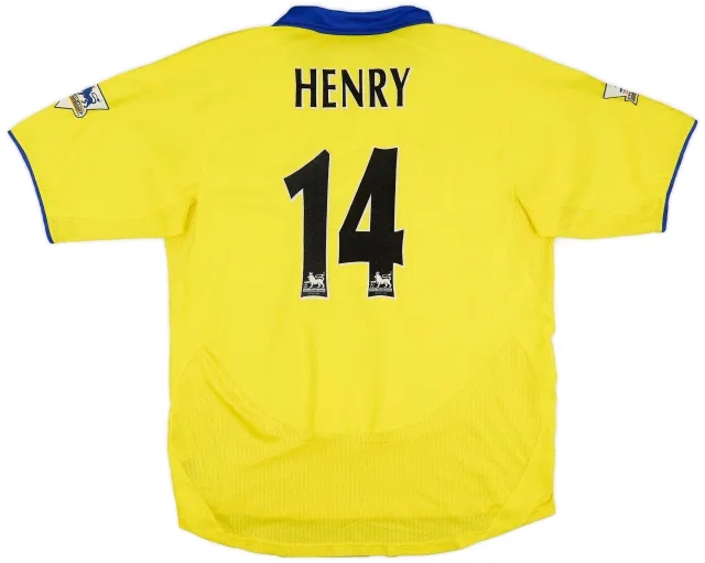 2003-05 Arsenal Away Shirt Henry #14 - 6/10 - (L)