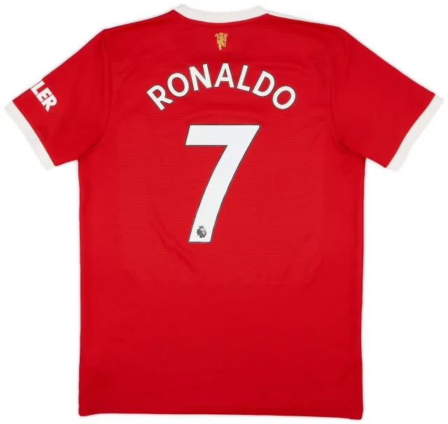 2021-22 Manchester United Home Shirt Ronaldo #7 - 8/10 - (L)