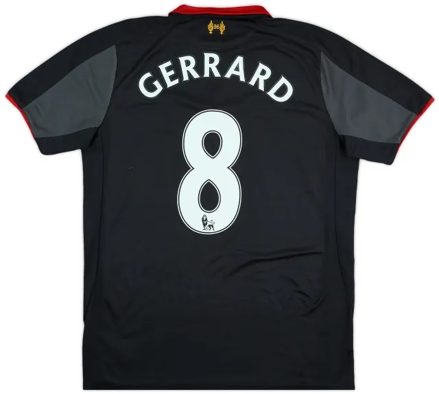 2014-15 Liverpool Third Shirt Gerrard #8 - 5/10 - (S)