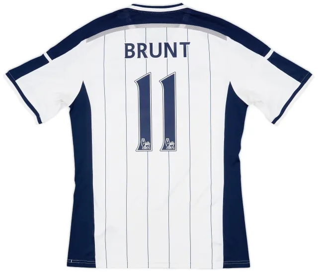 2014-15 West Brom Home Shirt Brunt #11 - 8/10 - (L)