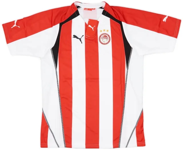 2005-06 Olympiakos Basic Home Shirt (L)