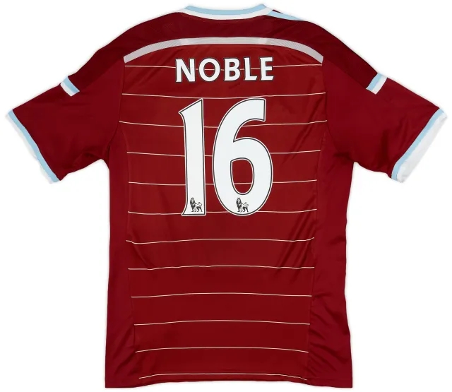 2014-15 West Ham Home Shirt Noble #16 - 8/10 - (L)