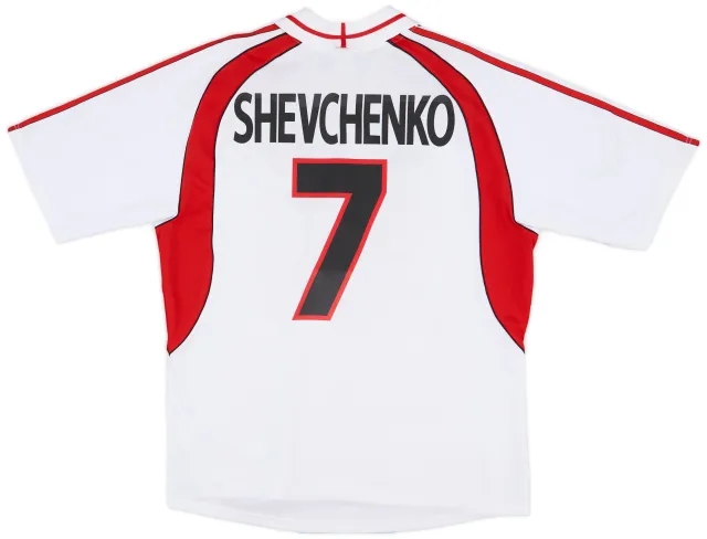 2000-02 AC Milan Away Shirt Shevchenko #7 - 7/10 - (L)