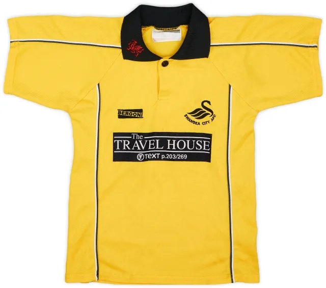 2002-03 Swansea Away Shirt - 6/10 - (S.Boys)