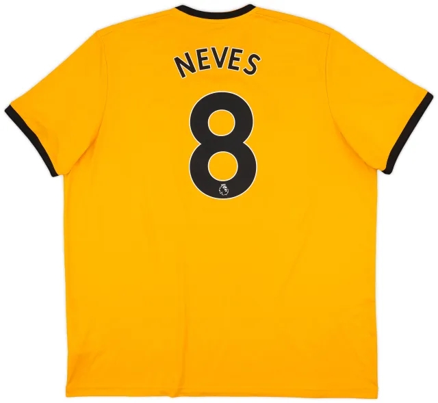 2018-19 Wolves Home Shirt Neves #8 - 8/10 - (3XL)