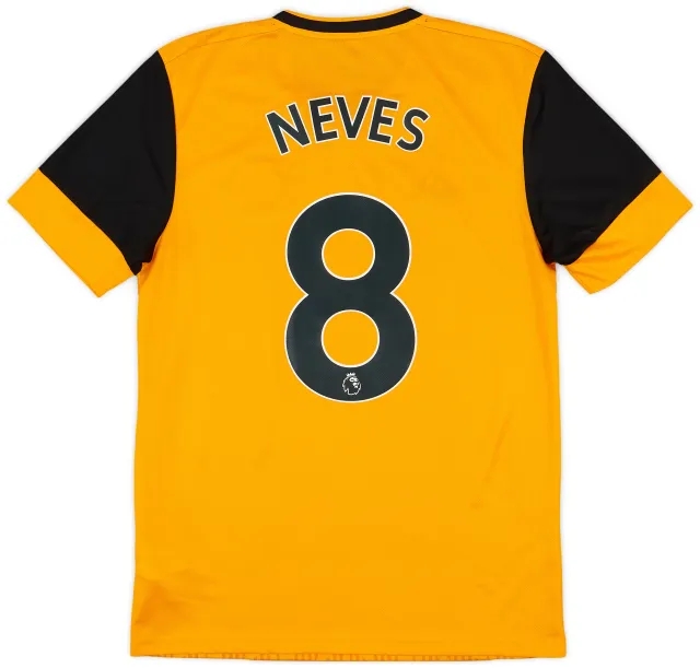 2020-21 Wolves Home Shirt Neves #8 - 8/10 - (S)