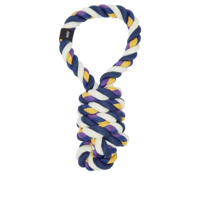 HAY Dogs Rope Toy Blue/Purple/Ochre