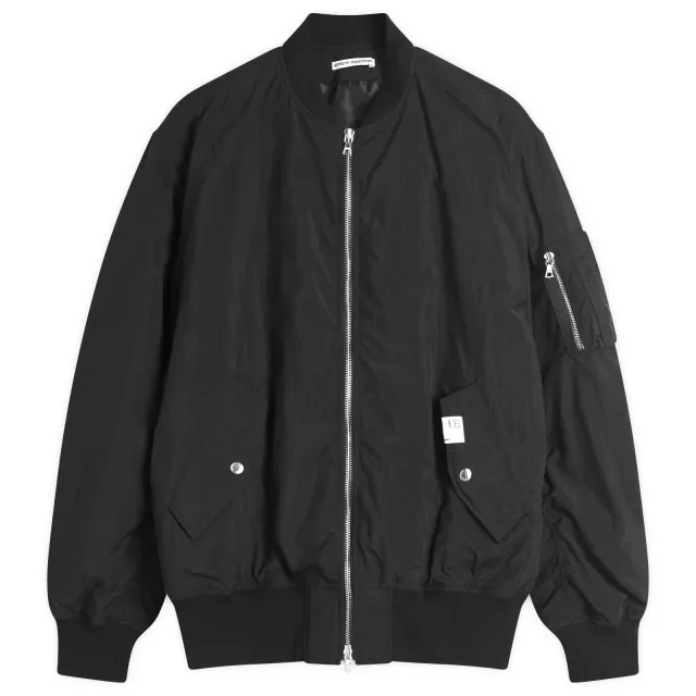 Uniform Experiment Men's Crystal Nylon Flight Jacket Black