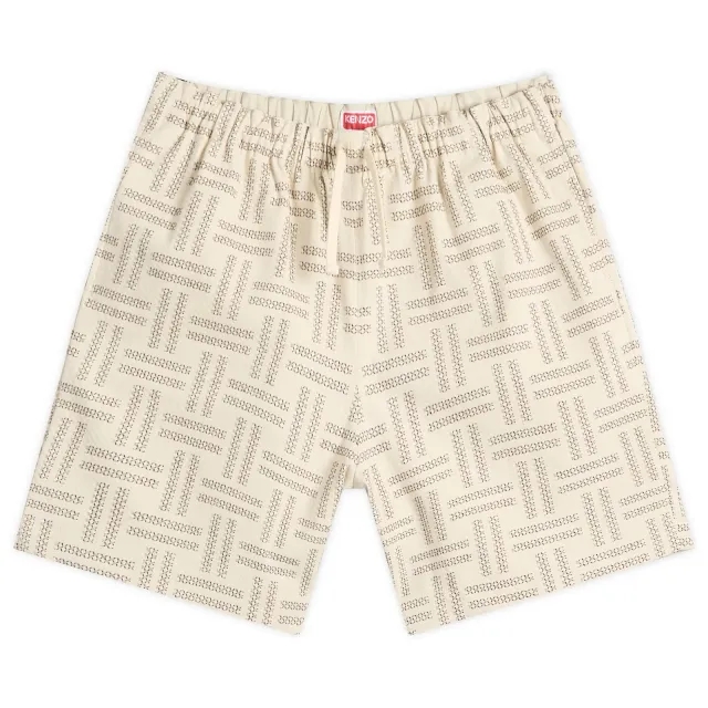 Kenzo Men's Weave Elasticated Shorts Tan
