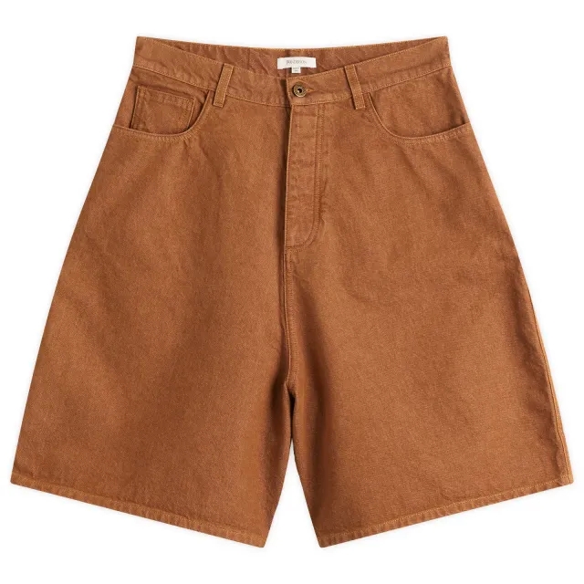 JW Anderson Men's Aged Shorts Rust