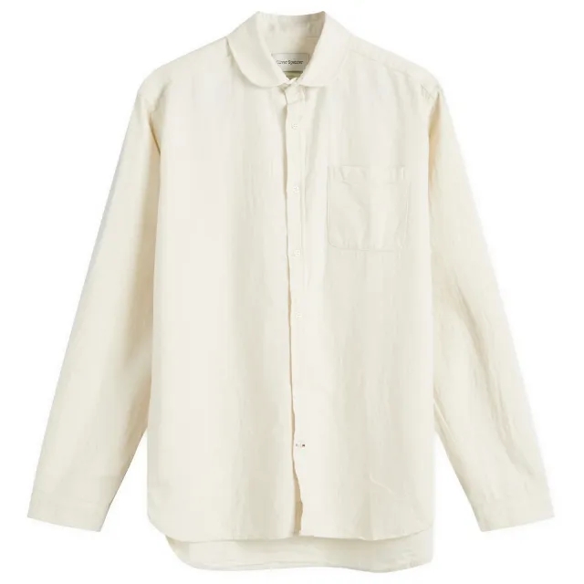 Oliver Spencer Men's Eton Collar Shirt Cream