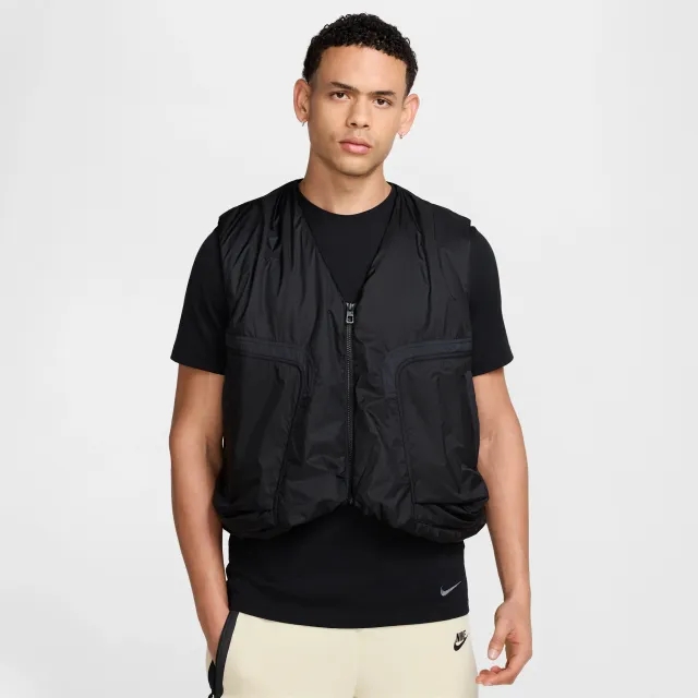 Nike Tech Men's Woven Gilet - Black - Nylon