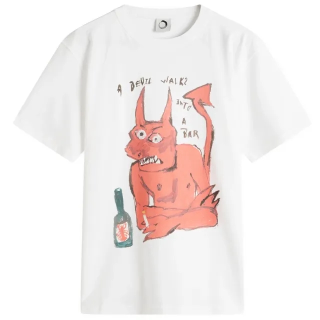 Endless Joy Men's Devil T-Shirt White
