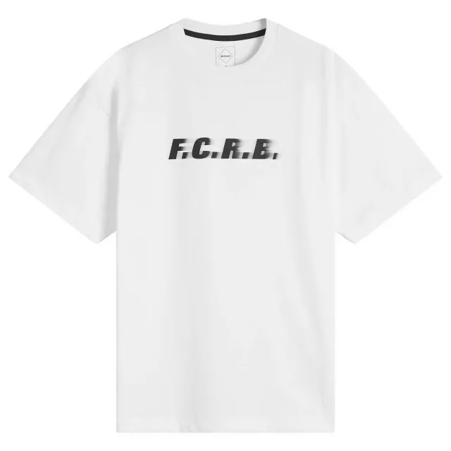 F.C. Real Bristol Men's Blurred Logo T-Shirt White