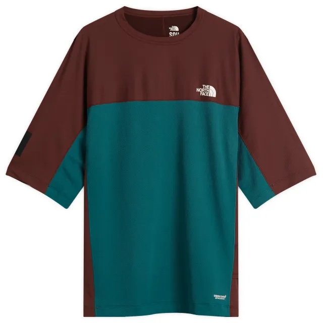 The North Face Men's x Soukuu Trail Run Perforated T-Shirt Bitter Chocolate/Deep Blue