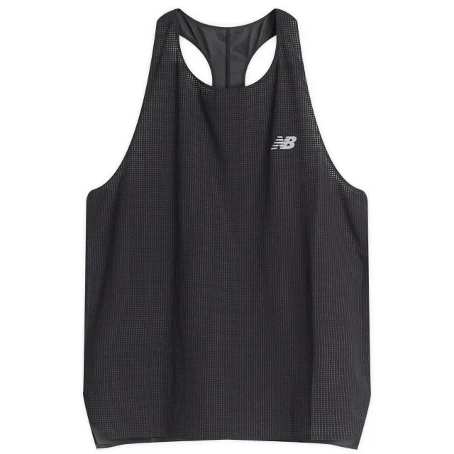 New Balance Race Day Ultra Light Singlet Black
