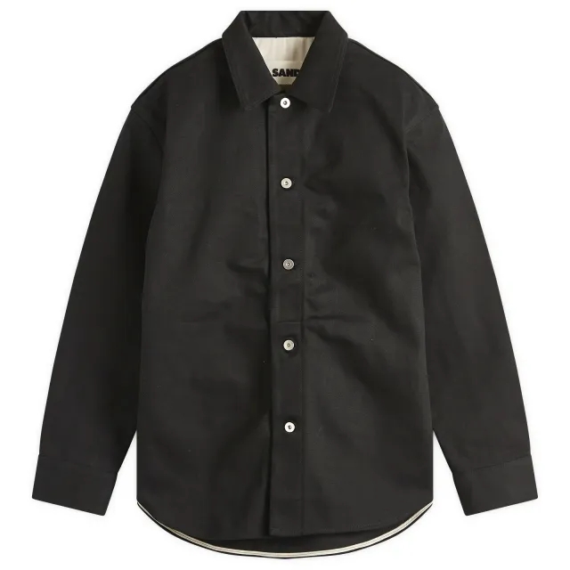 Jil Sander Men's Denim Overshirt Black