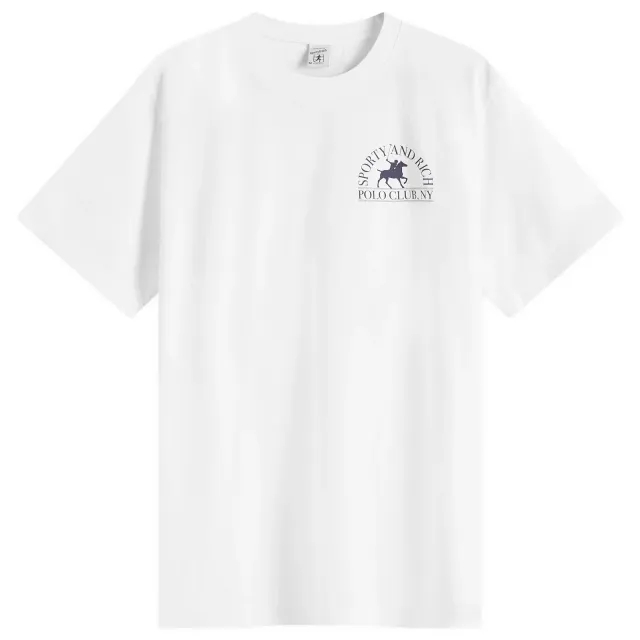 Sporty & Rich Women's Polo Club T-Shirt White