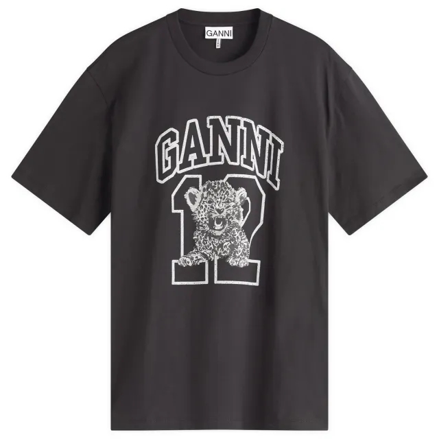 GANNI Women's Basic Cotton Drop Shoulder T-Shirt Presented by END. Phantom