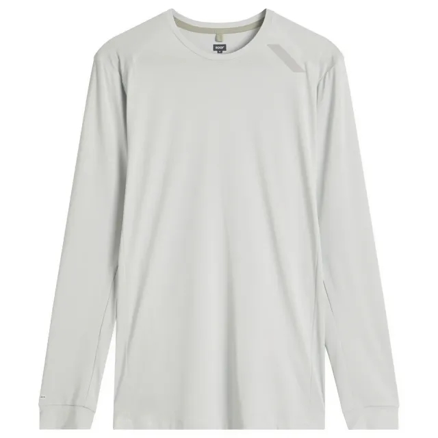 SOAR Men's Long Sleeve Tech T-Shirt Grey/Pearl Blue