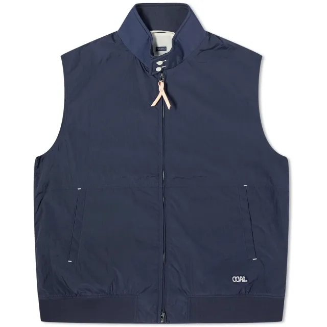 Nanamica Men's Zip Up Wind Vest Dark Navy